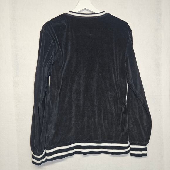 American Eagle Black and white Velour Crewneck Shirt - Picture 7 of 7